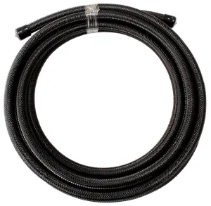 200 Series PTFE (Teflon®) Black Stainless Steel Braided Hose -10AN AF200-10-3MBL