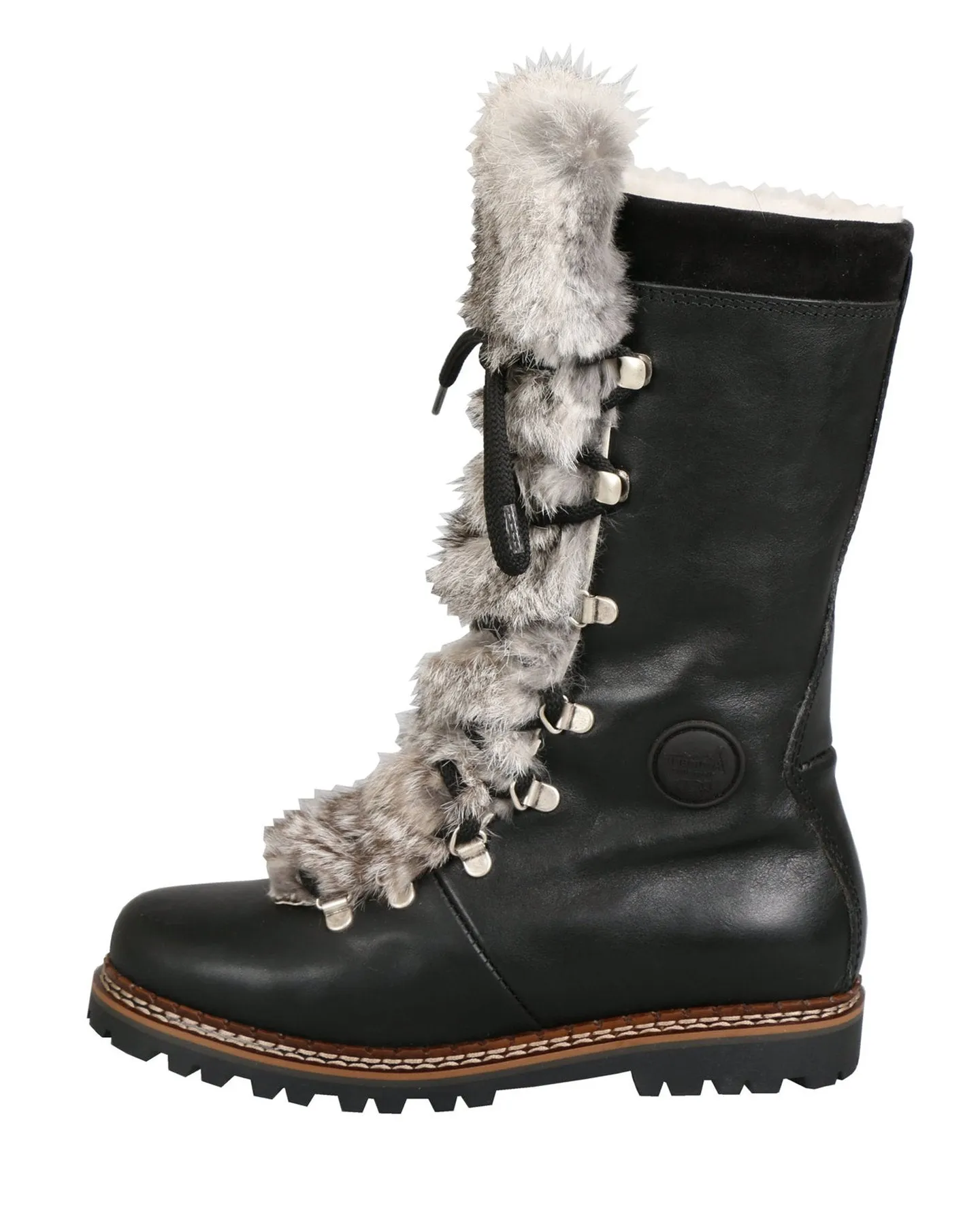 Ammann | 8093 Malix Boot | Leather And Fur | Women's