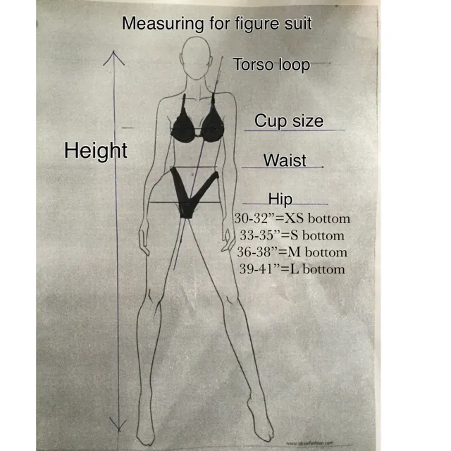 Betsy figure/physique competition suit