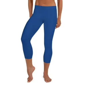 Blue SS Premium Standard ~ Capri Leggings