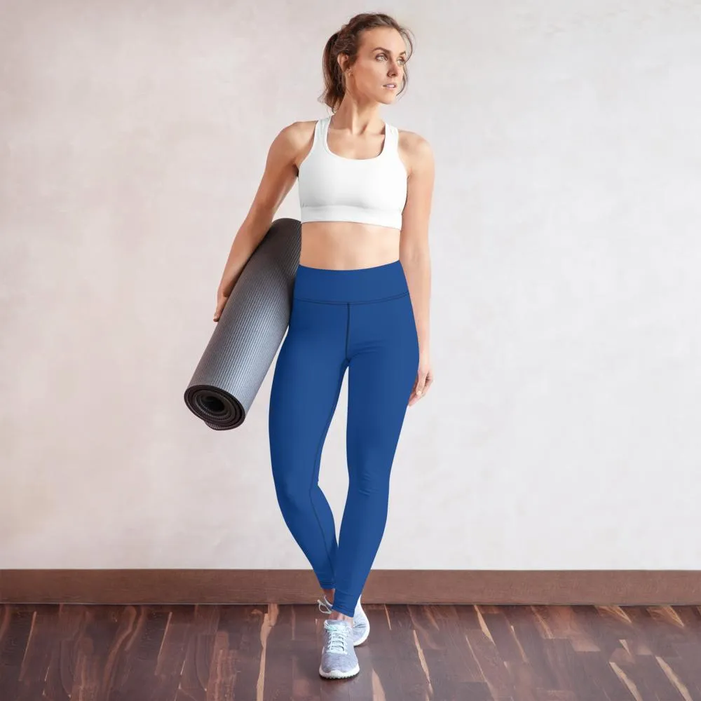 Blue SS Premium Standard ~ High-Waist Leggings