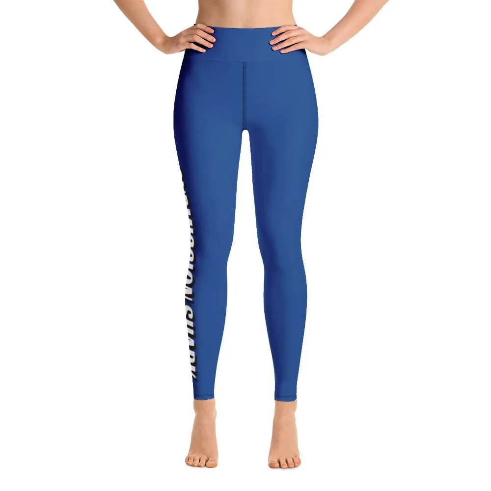 Blue SS Premium Standard ~ High-Waist Leggings