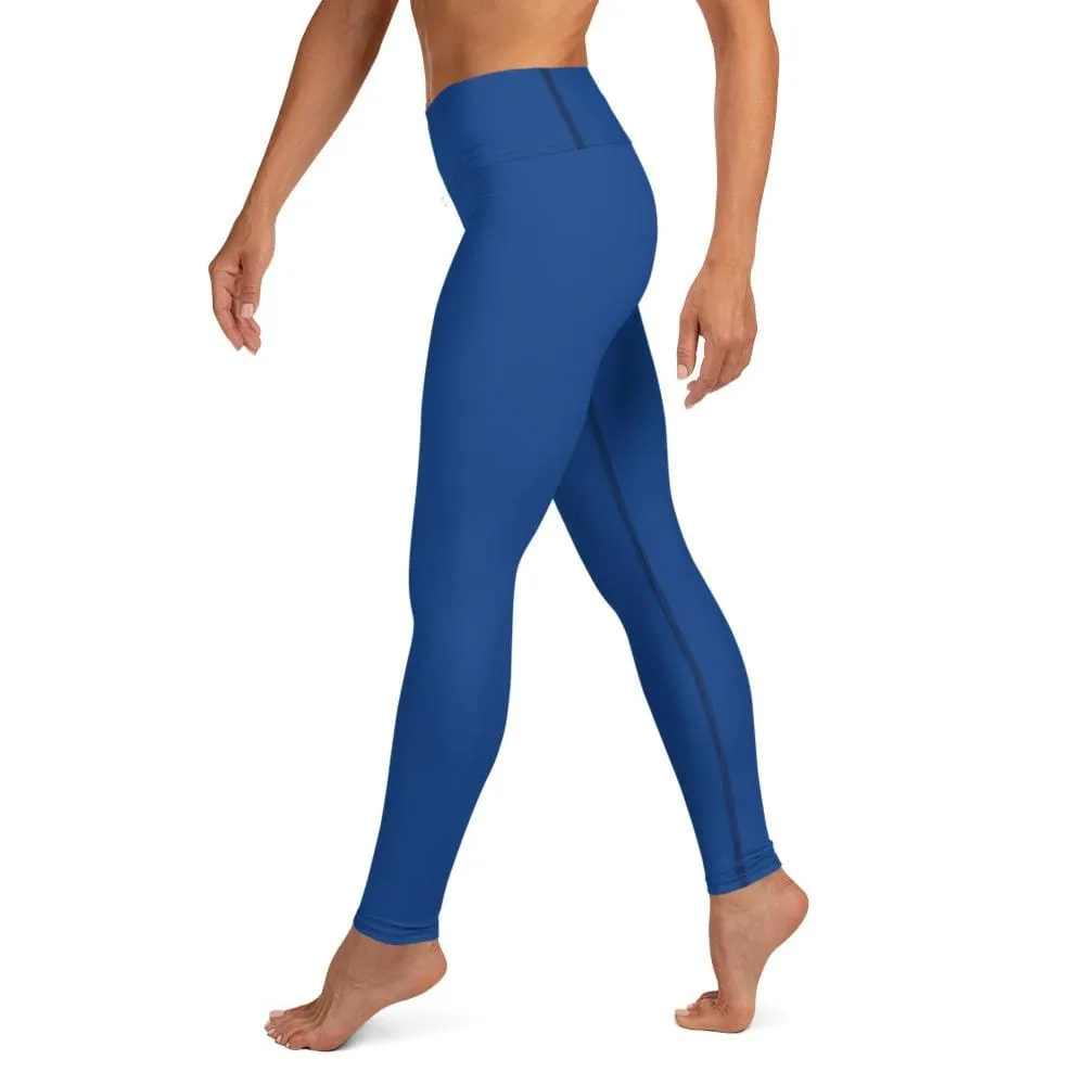 Blue SS Premium Standard ~ High-Waist Leggings