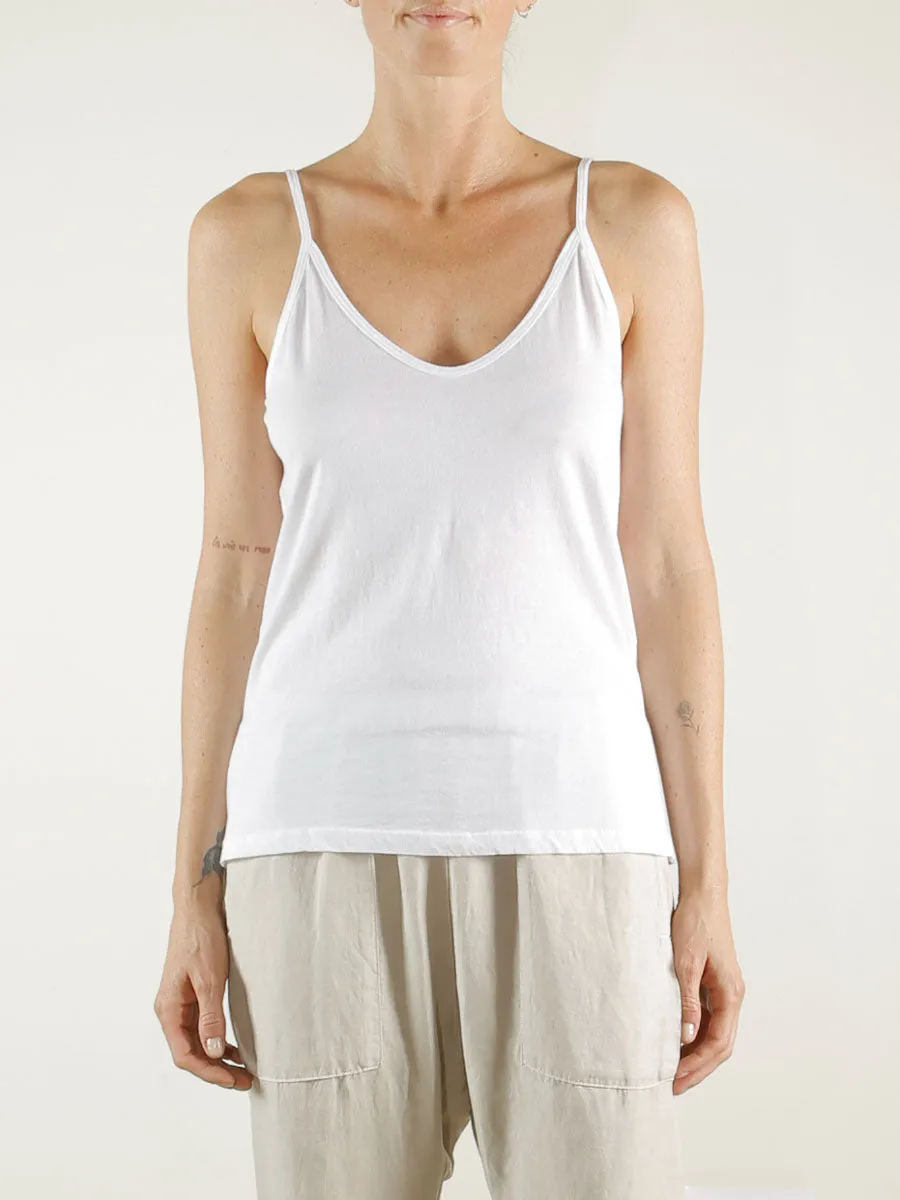 Camelia Cami in Lightweight Jersey - White