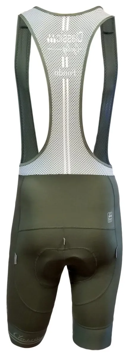 Classic Cycling Fondo Bib Shorts - Olive