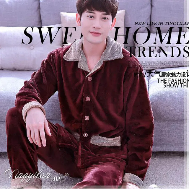 Cozy Flannel Men's Pajamas