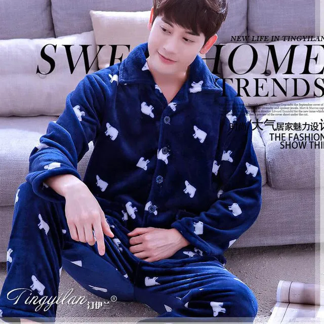 Cozy Flannel Men's Pajamas