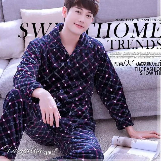 Cozy Flannel Men's Pajamas