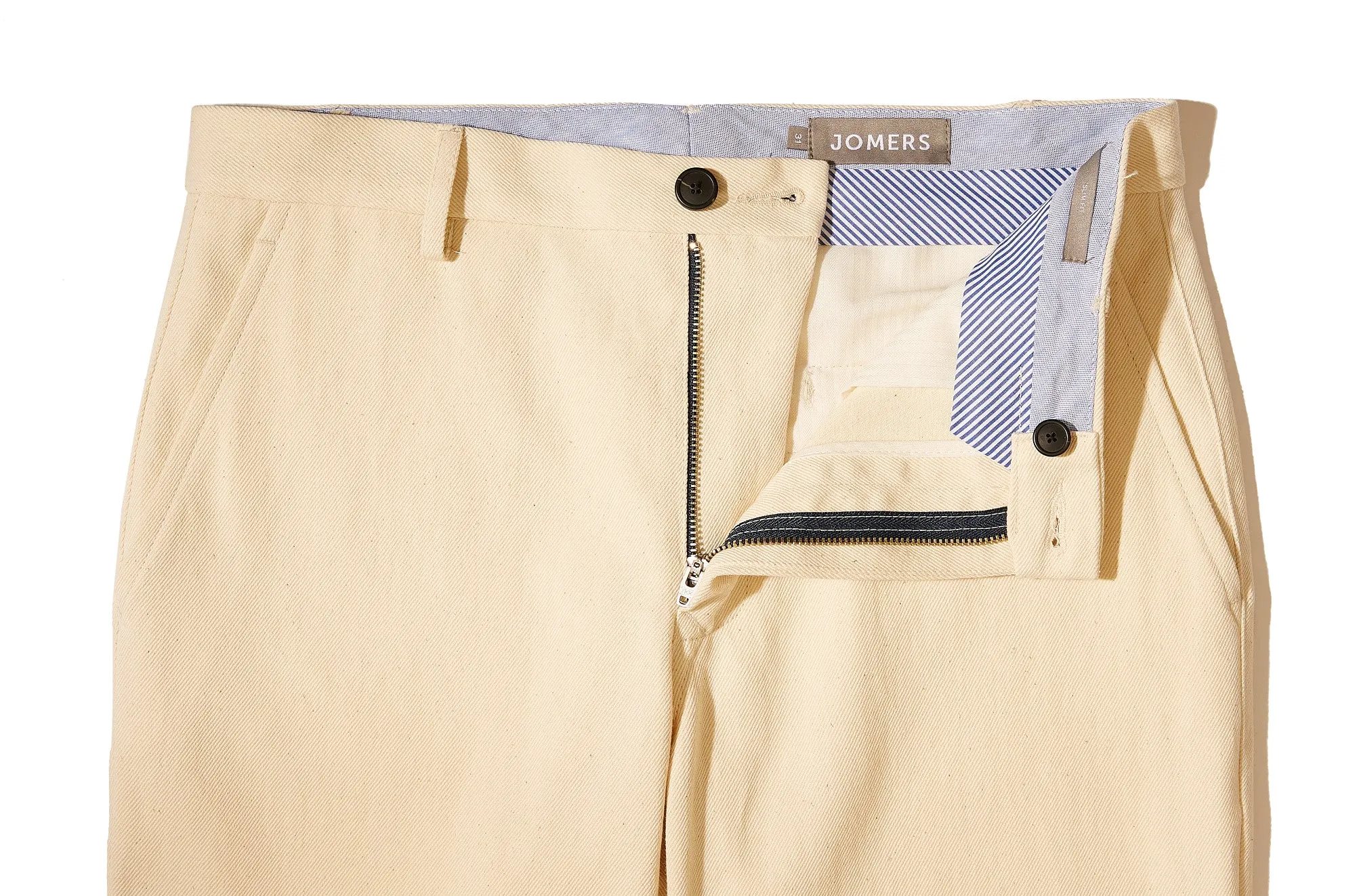 Derry (Slim) - Natural Work Twill Chino