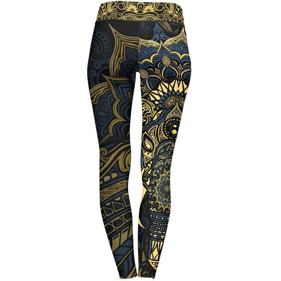 Elephant Mandala Leggings