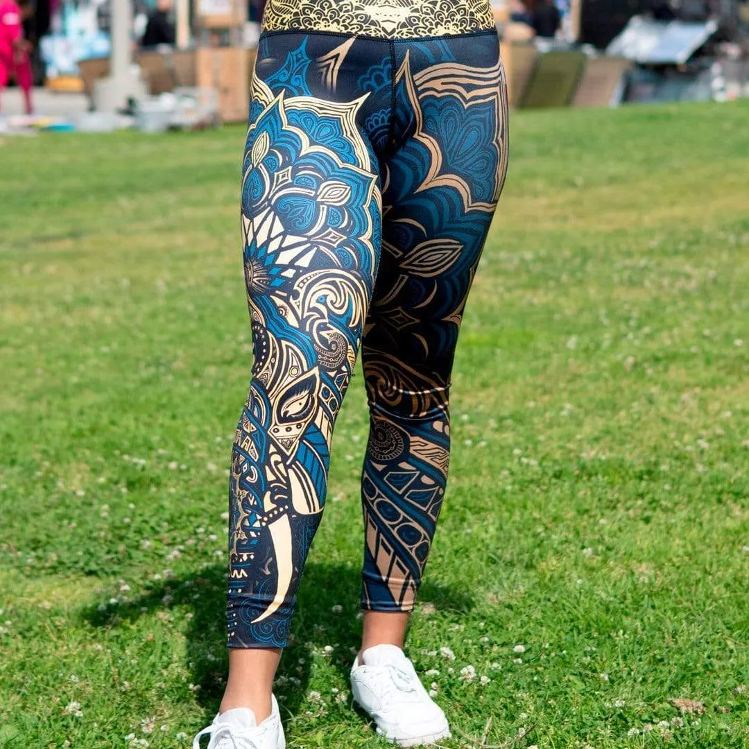 Elephant Mandala Leggings