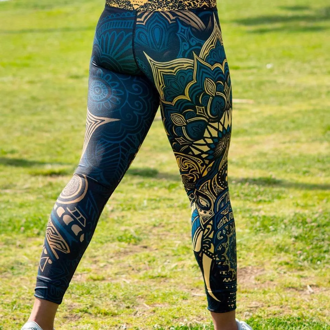 Elephant Mandala Leggings