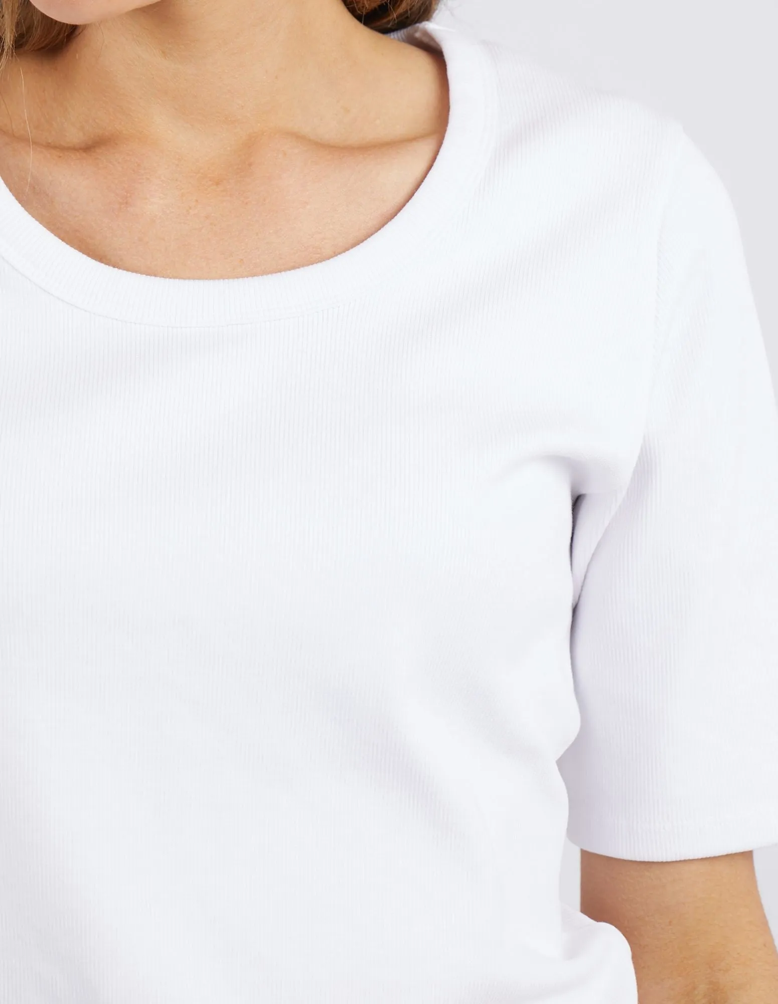 Elm Rib Scoop Tee