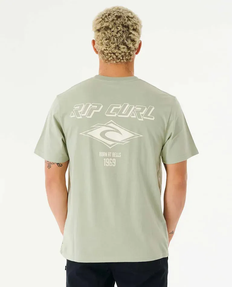 Fade Out Icon Tee - Sage