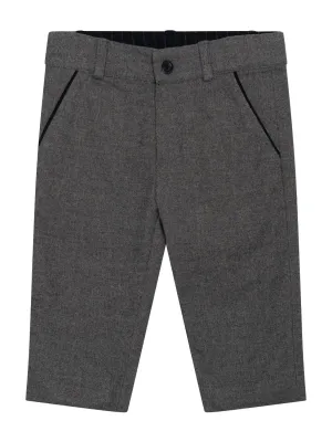 Flanellhose - Grau