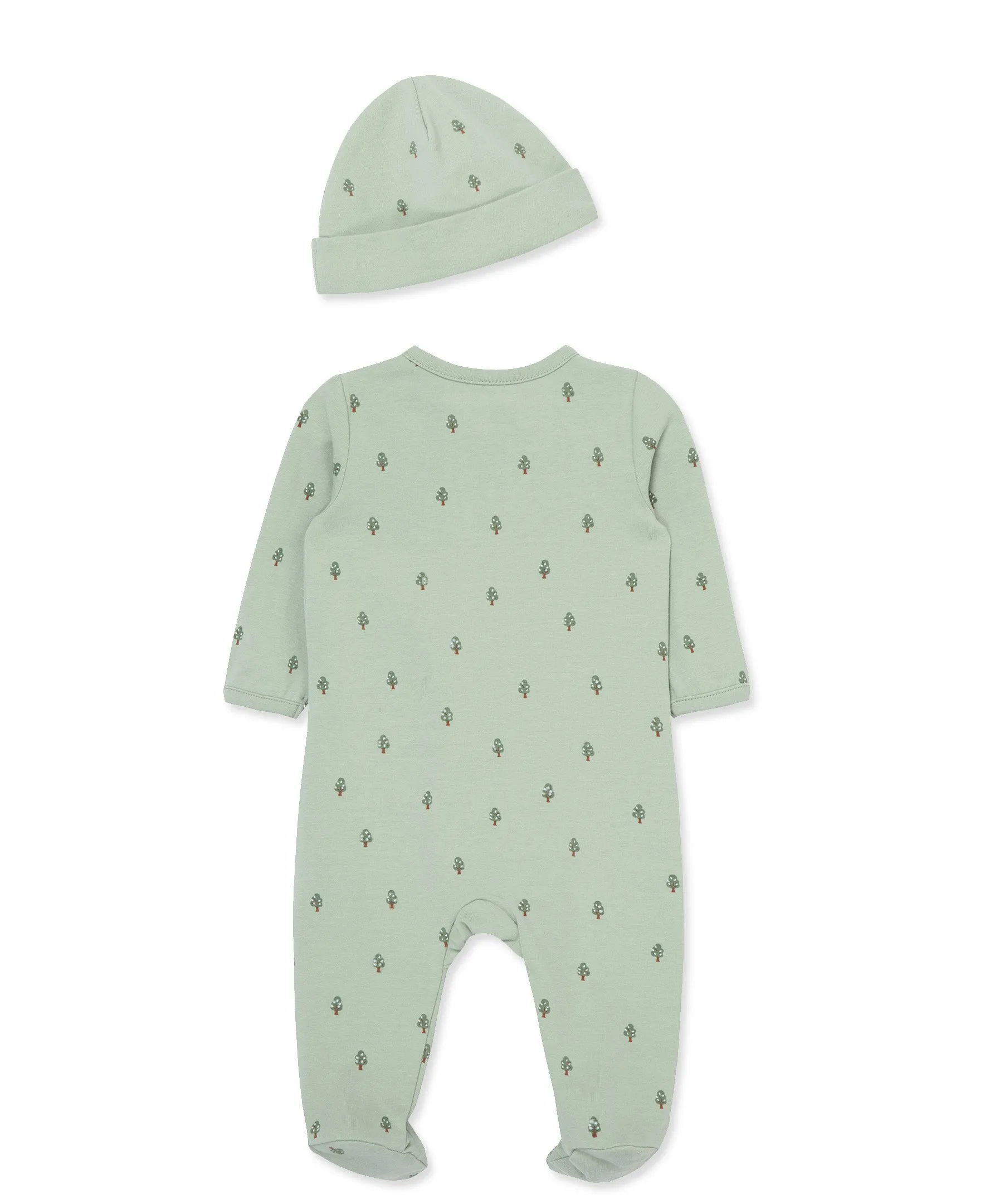 Focus Kids Foliage 2-Way-Zip Footie & Hat