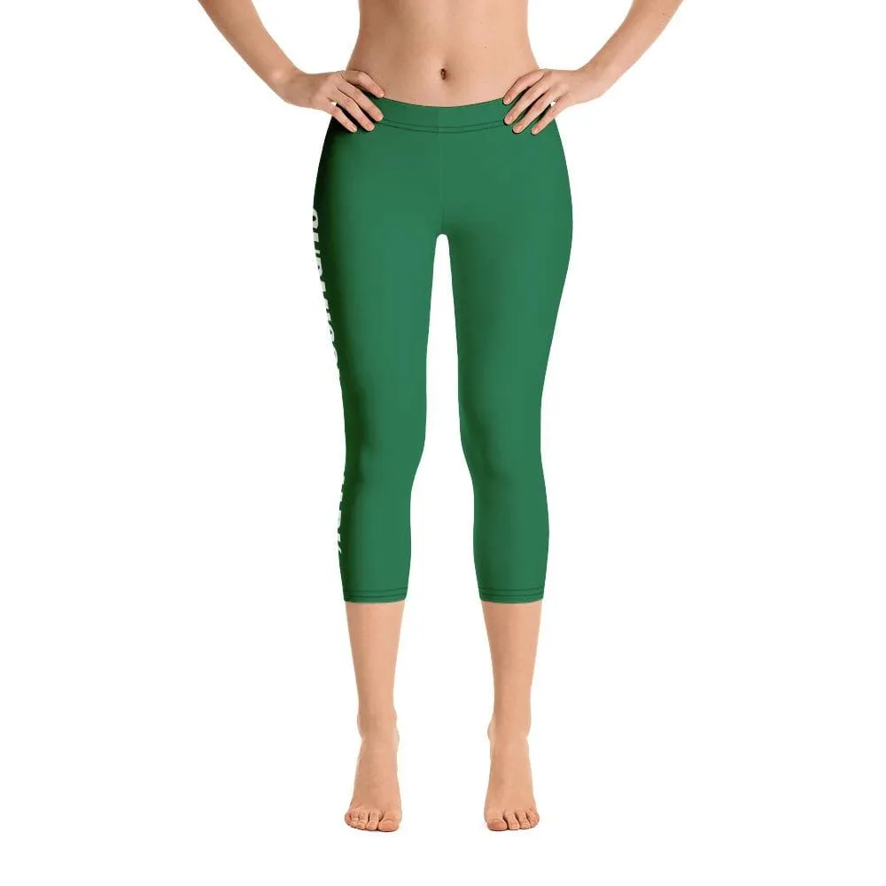 Green SS Premium Standard ~ Capri Leggings