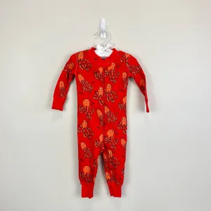 Hanna Andersson Orange Octopus PJs 70 cm 6-12 Months