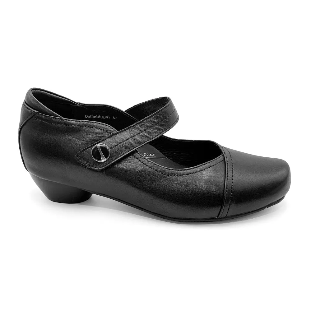 Klouds Women's Daffodil XW Black Leather