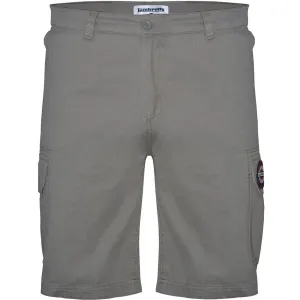 Lambretta Mens Classic Mod Cargo Shorts - Grey