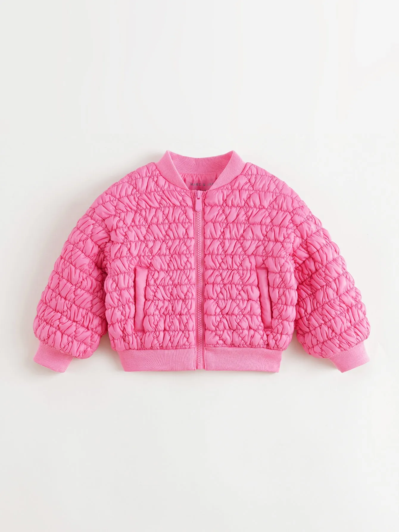 MARC & JANIE Girls Diamond Quilted Baseball Jackets 241355