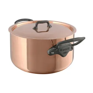 Mauviel M'150c Copper Stewpan with Lid - 5.9qt