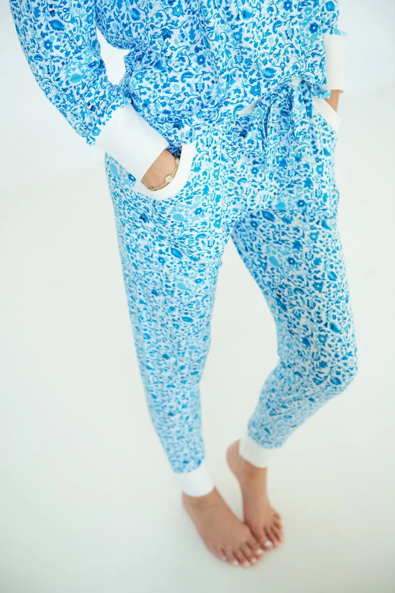 Must be Bamboo Pajamas - Blue Floral