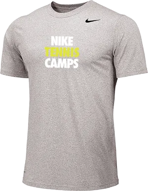 Nike Tennis Camps Short Sleeve Dri-Fit Tee - Carbon Heather