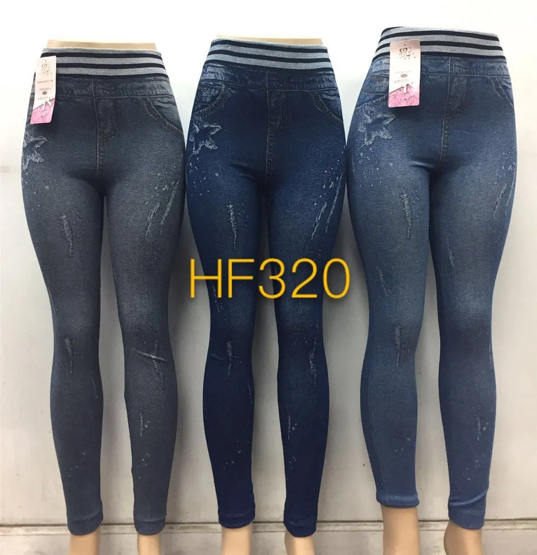 NYC Wholesale Lady Jeggings Jean Leggings Pants, HF320