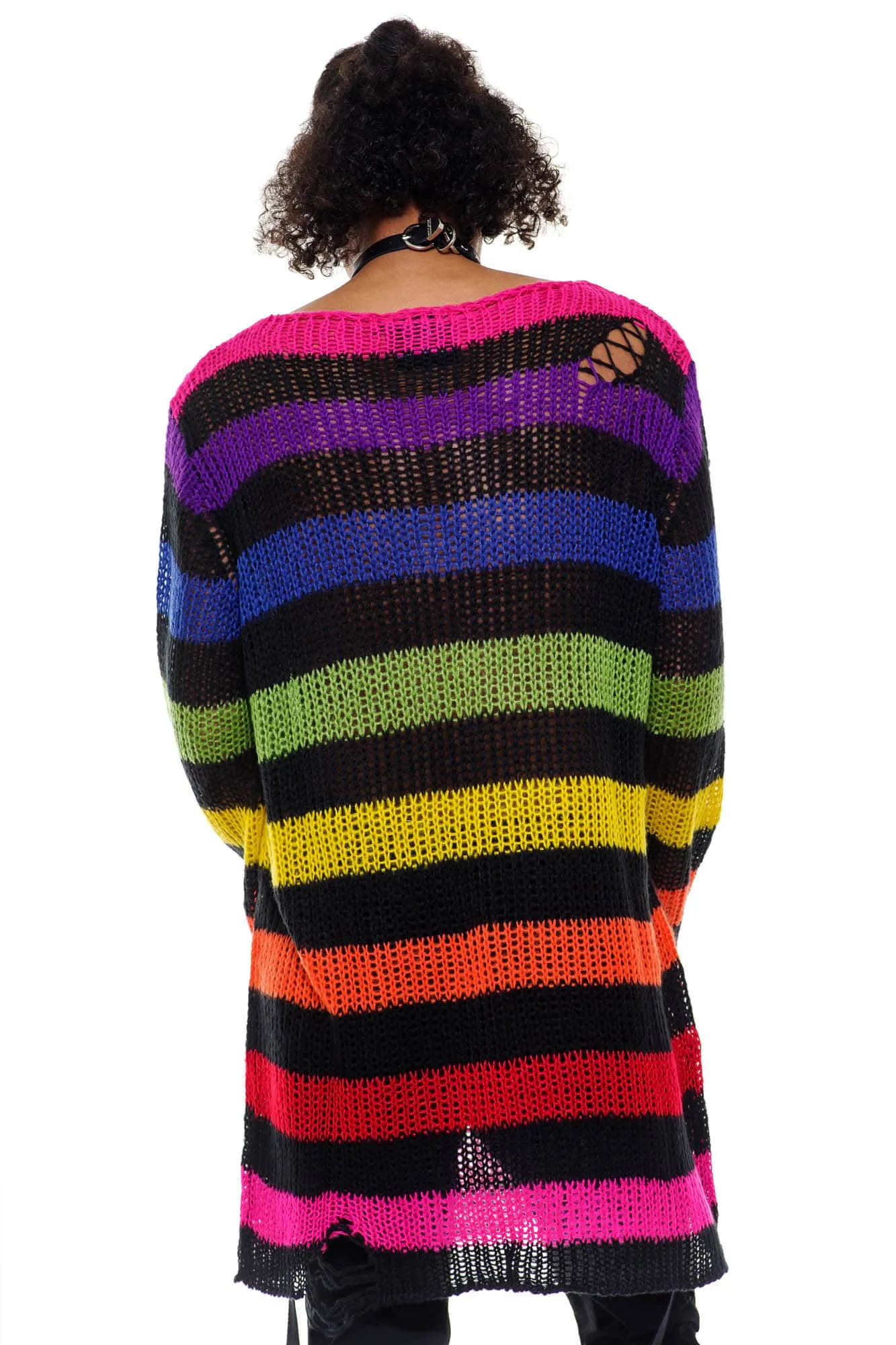 Over The Rainbow Knit Sweater