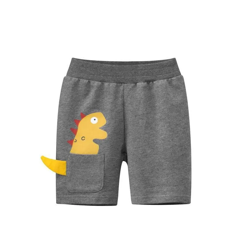 Premium Boy's Cartoon Dinosaur Pattern Shorts