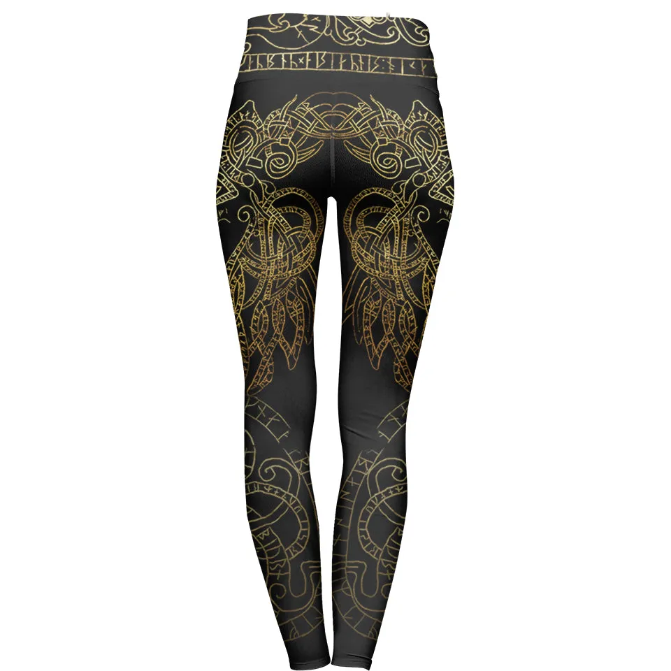 Raven God High Waisted Leggings