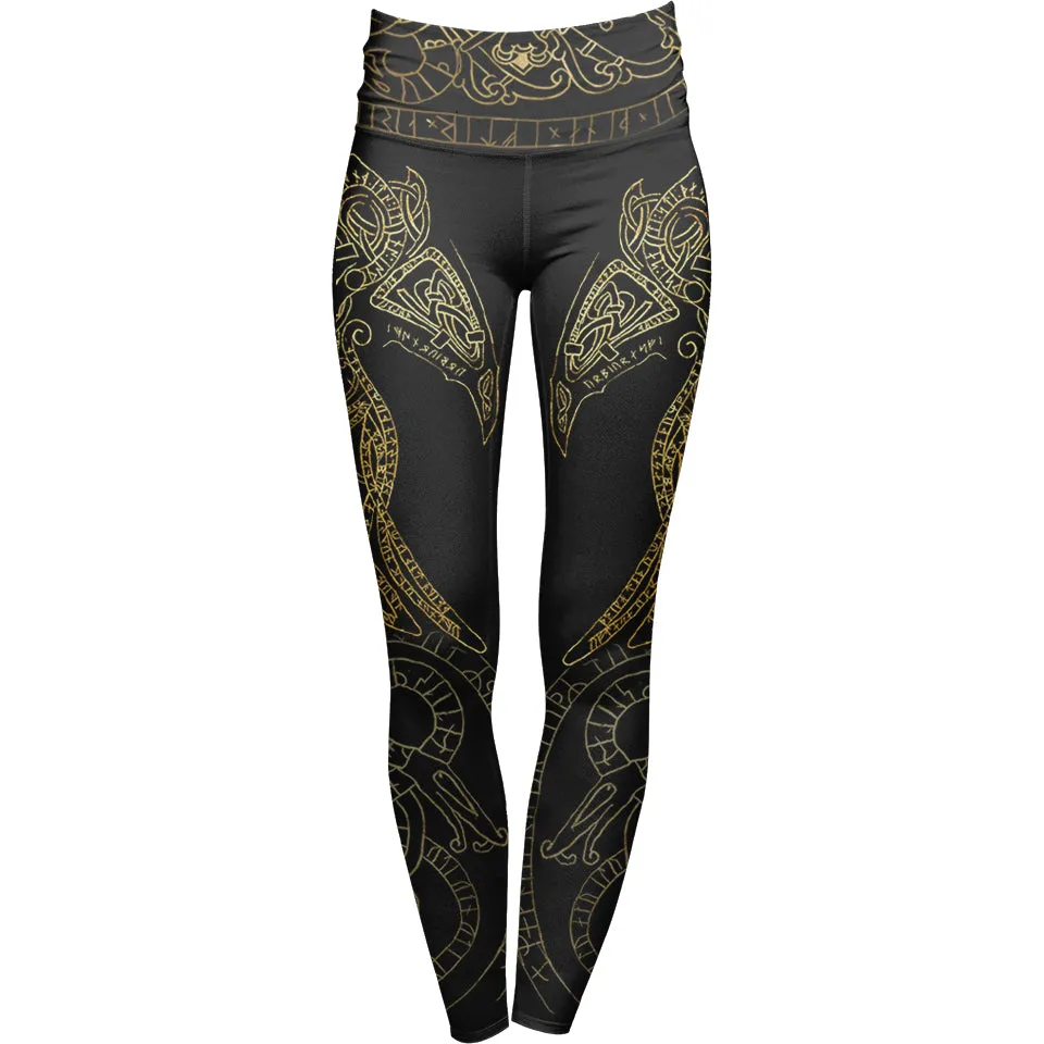 Raven God High Waisted Leggings