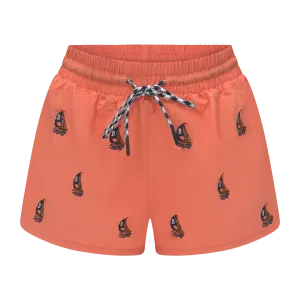 THE WOMEN'S CLASSIC SWIM SHORTS-PEACH