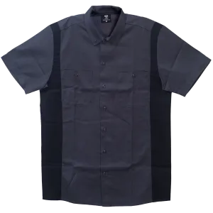 VB771GB - Men's Work Shirts Grey with Black Sides