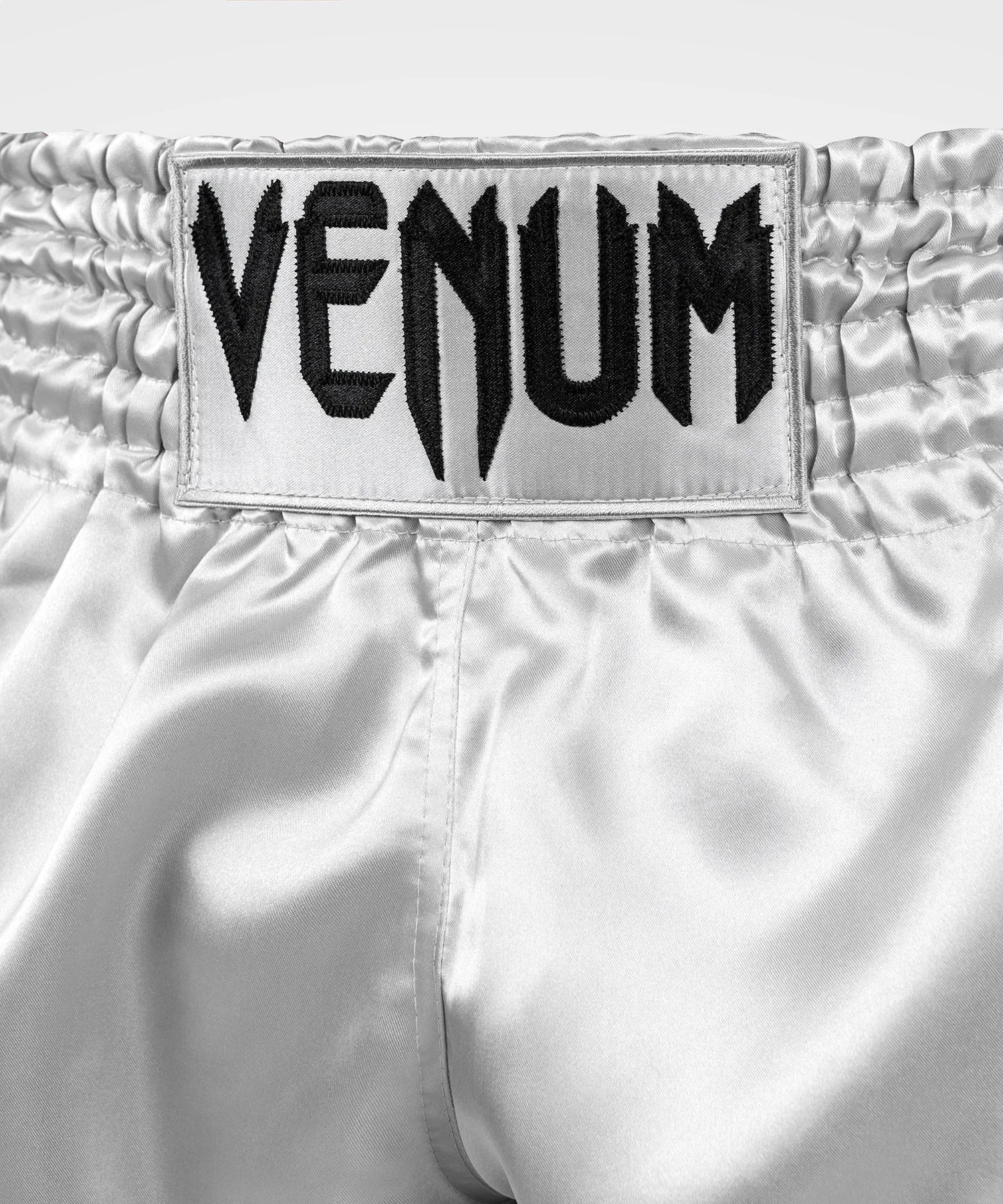 Venum Classic Muay Thai Shorts - Silver/Black