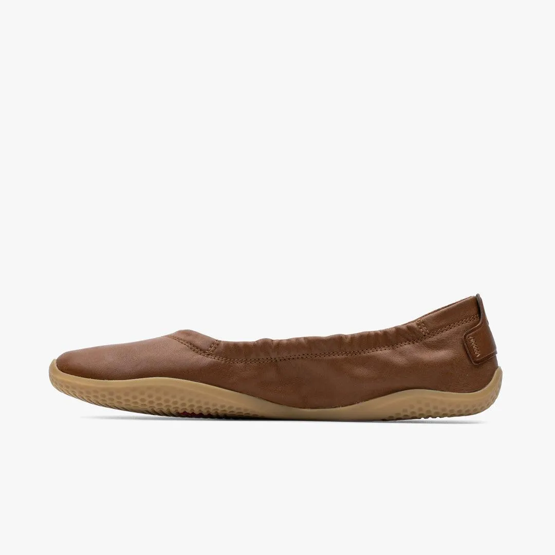 Vivobarefoot Primus Asana Yin Ballerina Womens Tan