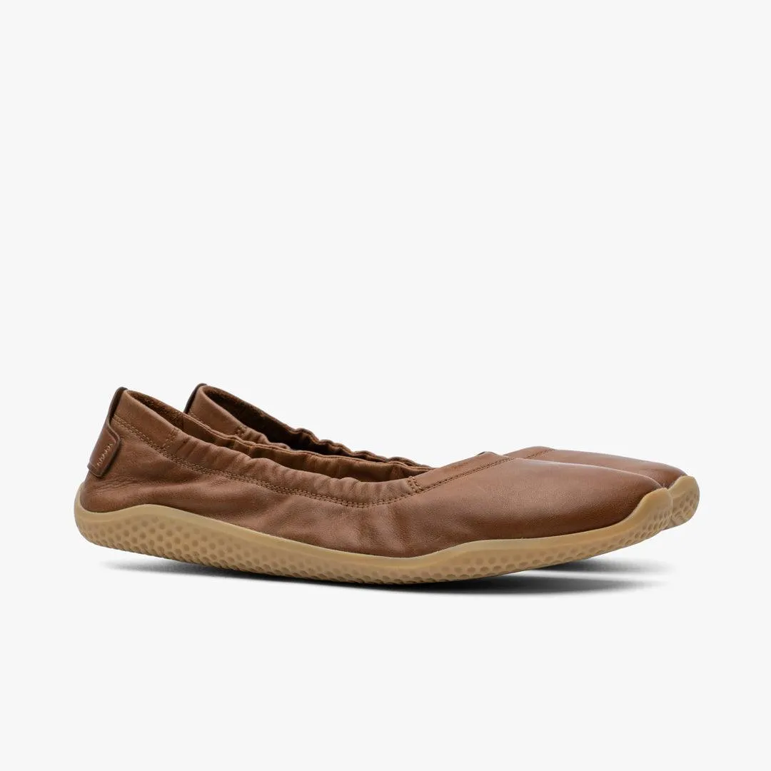 Vivobarefoot Primus Asana Yin Ballerina Womens Tan