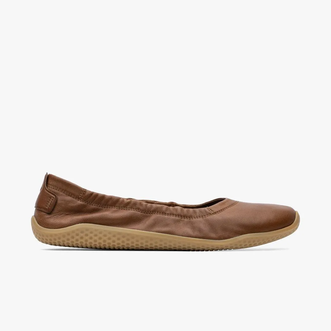 Vivobarefoot Primus Asana Yin Ballerina Womens Tan